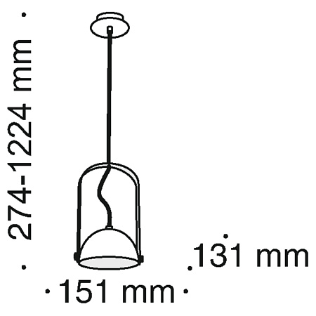 Светильник подвесной светодиодный Maytoni Hygge MOD047PL-L5W3K