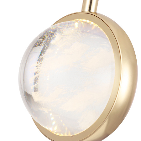 Светильник подвесной светодиодный Crystal Lux CIELO SP6W LED GOLD