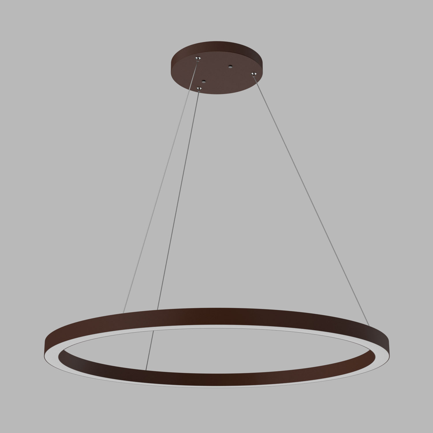 Люстра подвесная светодиодная Ledron RING-LINE-R800-Brown