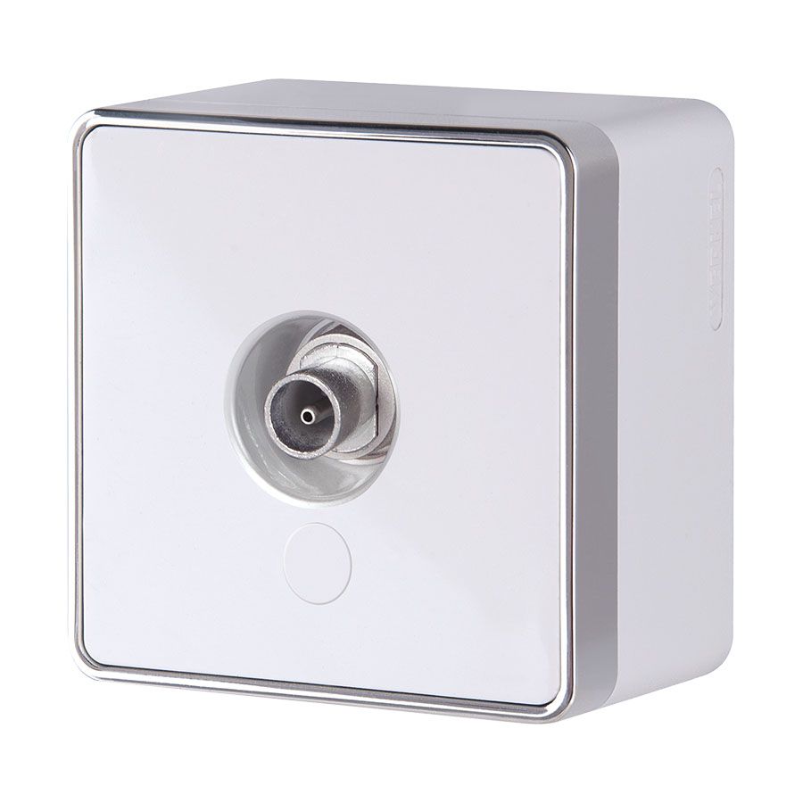 ТВ-розетка оконечная белая Werkel Gallant W5083001 4690389164712 a051572