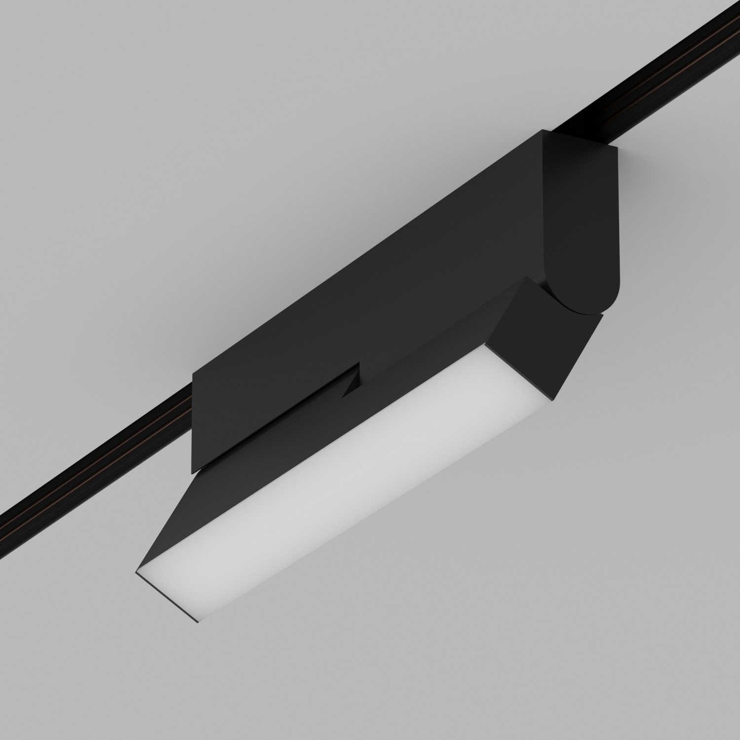 Трековый магнитный светильник светодиодный Ledron DY-1061CS-Black