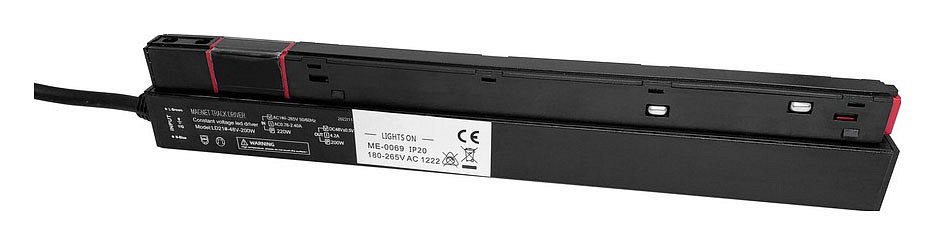 Блок питания для магнитного шинопровода 200W 48V IP20 Wertmark Gudja WTG.P1.600.200