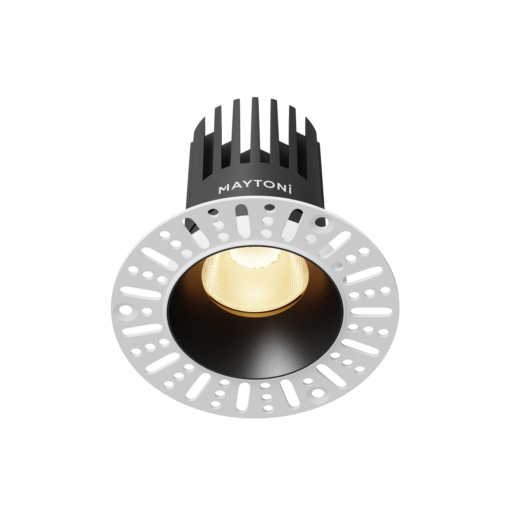 Светильник встраиваемый светодиодный Maytoni Dip DL121-15W-2.7K-TRS-B