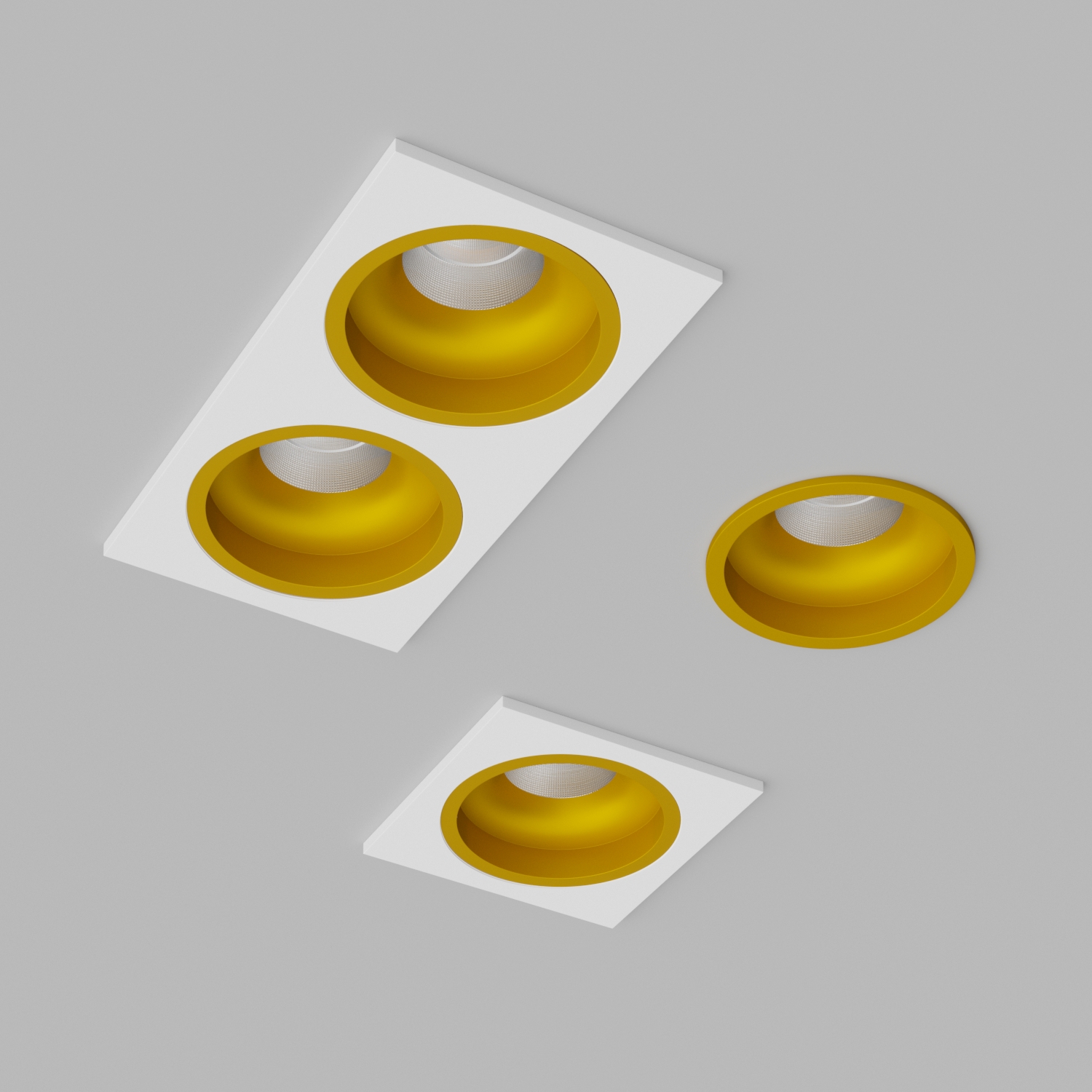 Светильник встраиваемый светодиодный Ledron LEVEL-SQ-White-Gold