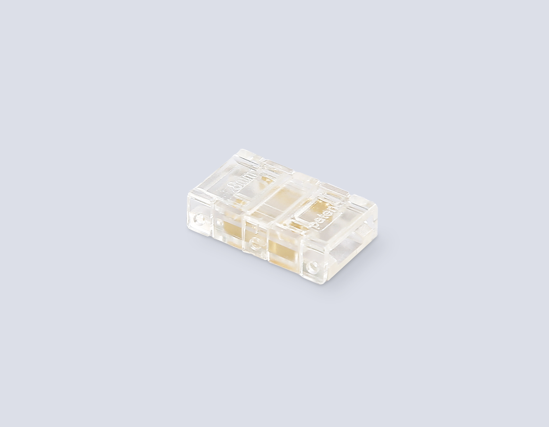 Коннектор прямой COB CCT 12/24V для лент 8mm GS6366 (3 конт.) (10шт. в комплекте) Ambrella light Illumination GS6366