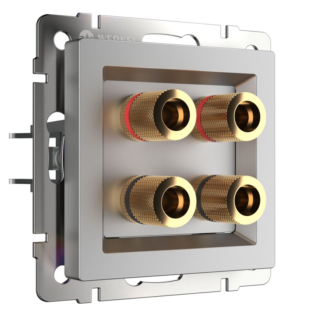 Акустическая розетка Werkel WL06-AUDIOx4 a030816