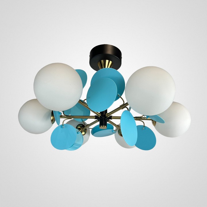 Люстра на штанге Imperiumloft MATISSE BLUE D55 191900-26