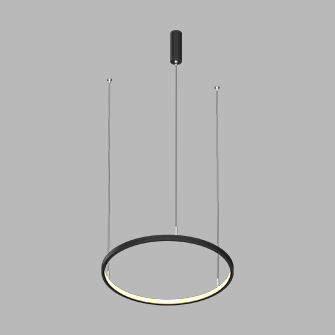 Люстра подвесная светодиодная Ledron LED-ROUND-R400-Black