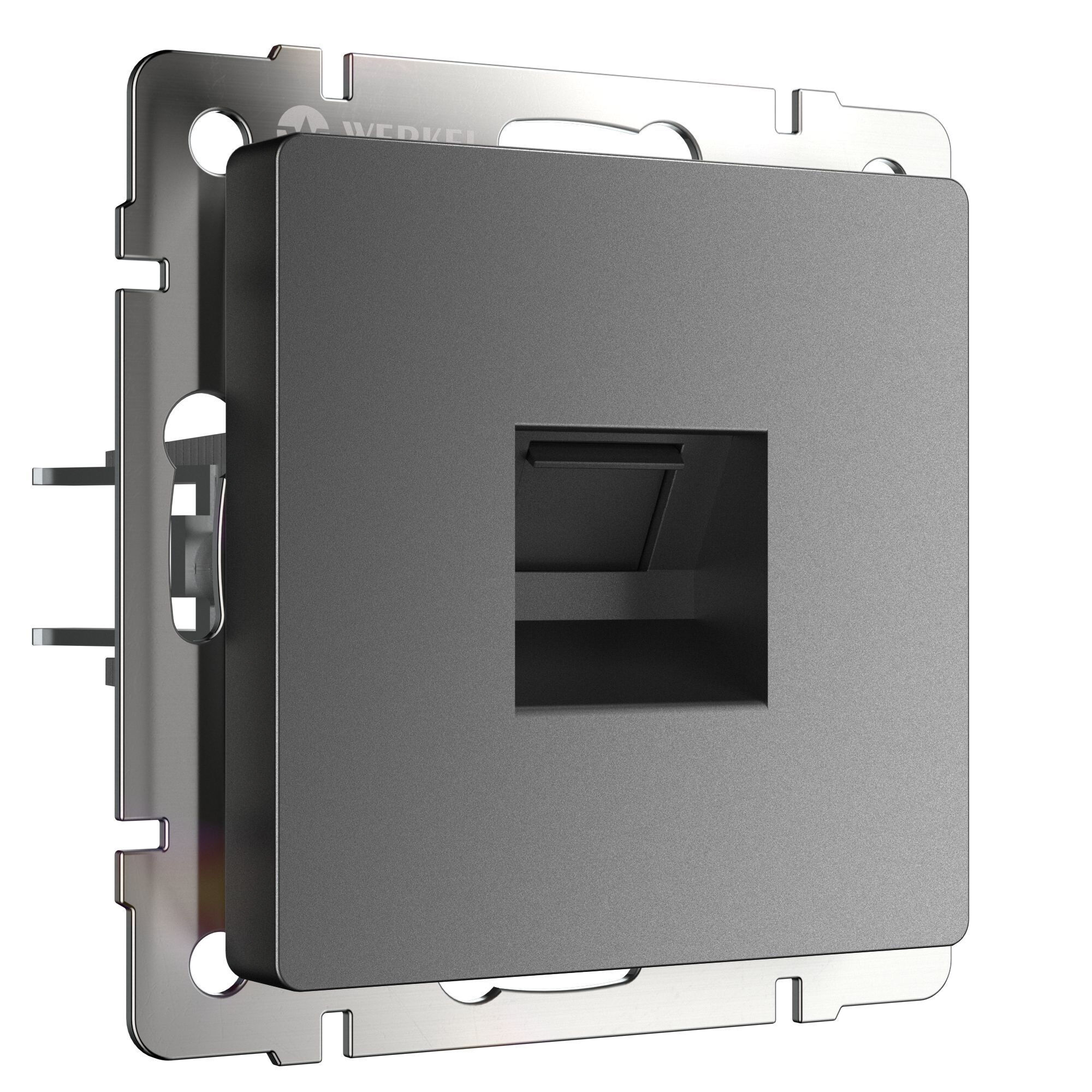Розетка Ethernet RJ-45 (графит матовый) Werkel W1181064