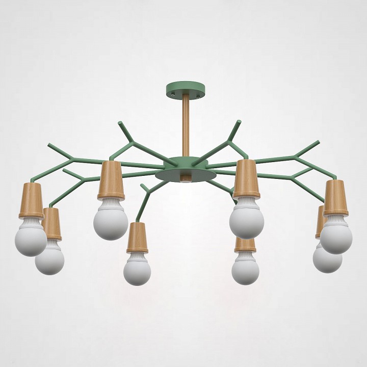 Люстра на штанге Imperiumloft LES COLOR D95 Green 220507-23