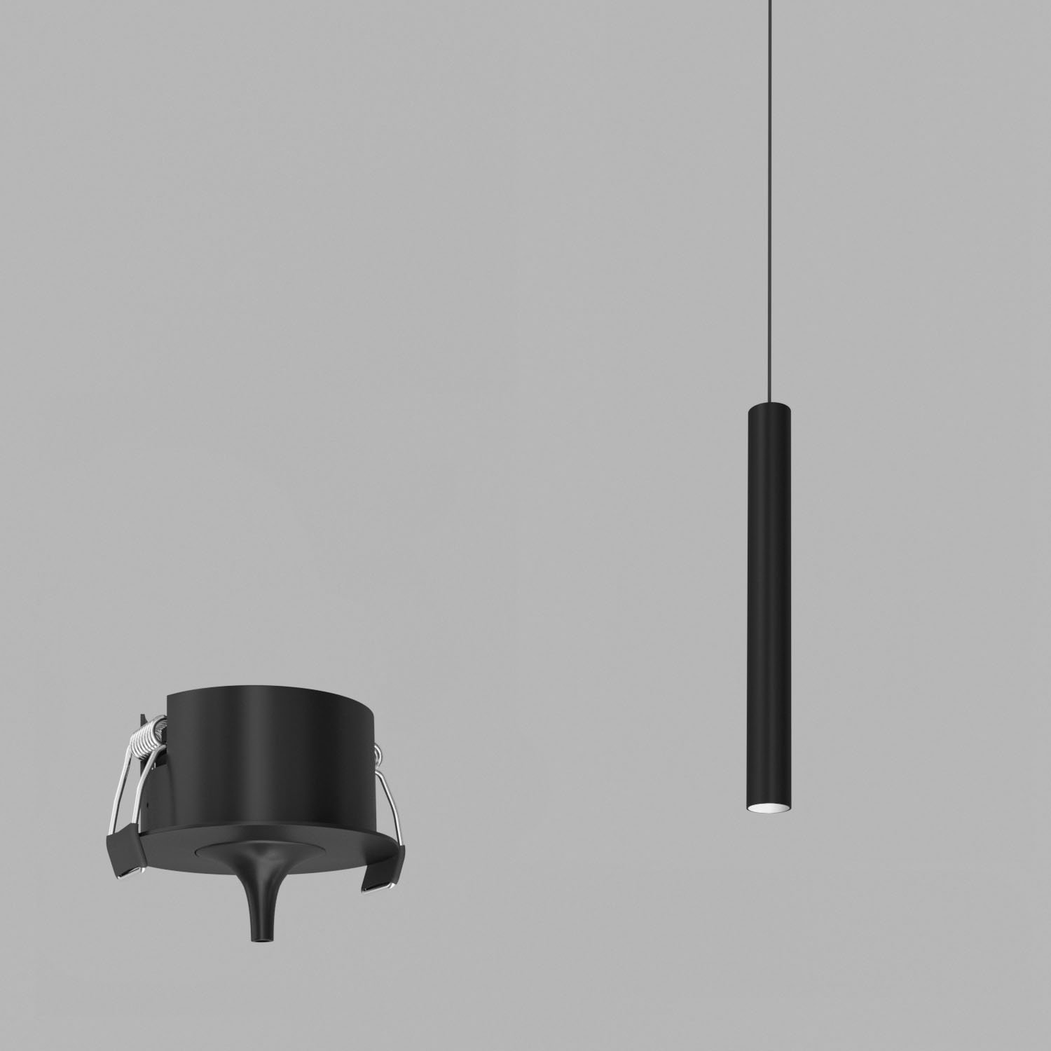 Светильник подвесной светодиодный Ledron SAGITONY-R-BASIC-T40-Black-White