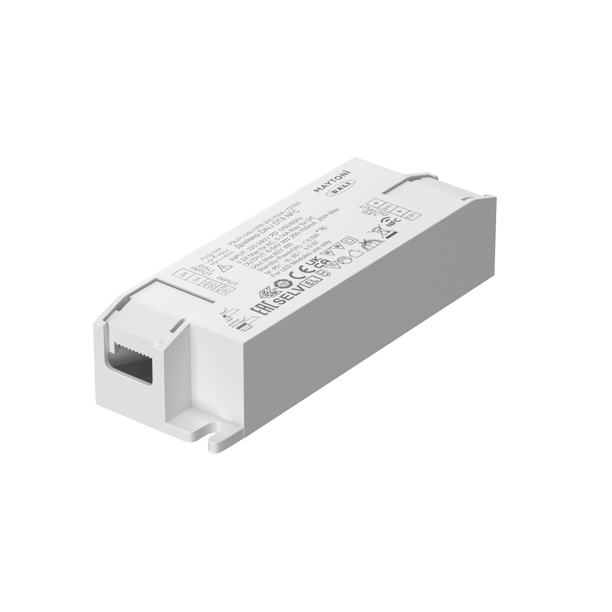 Источник тока (драйвер) 25Вт 6-54В Maytoni Dali Lighting control 721022