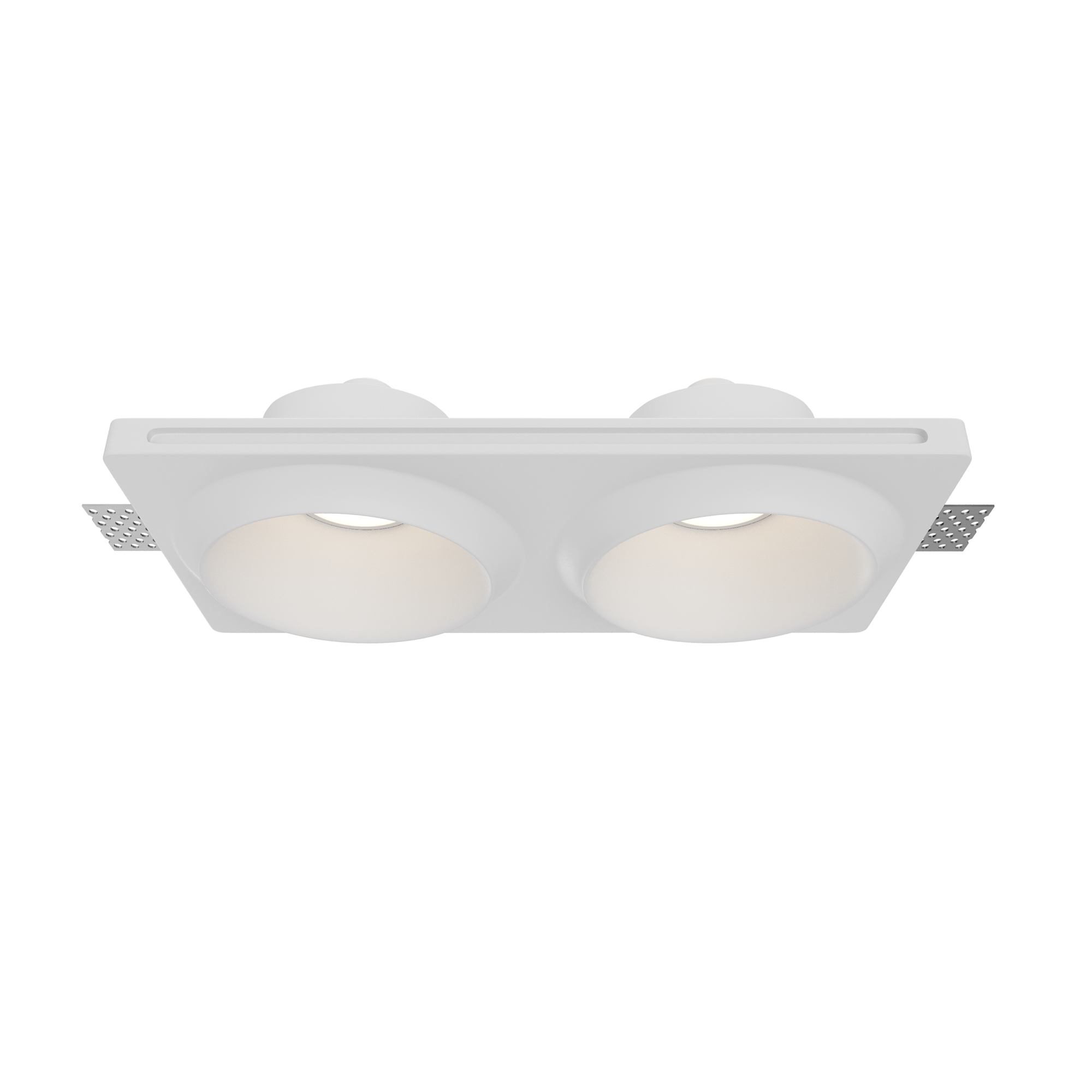 Светильник встраиваемый Maytoni Gyps Modern DL124-GU10-02-TRS-W