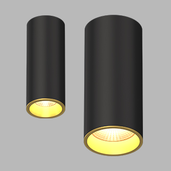 Светильник потолочный светодиодный Ledron SLC7392-12W-Black-Gold