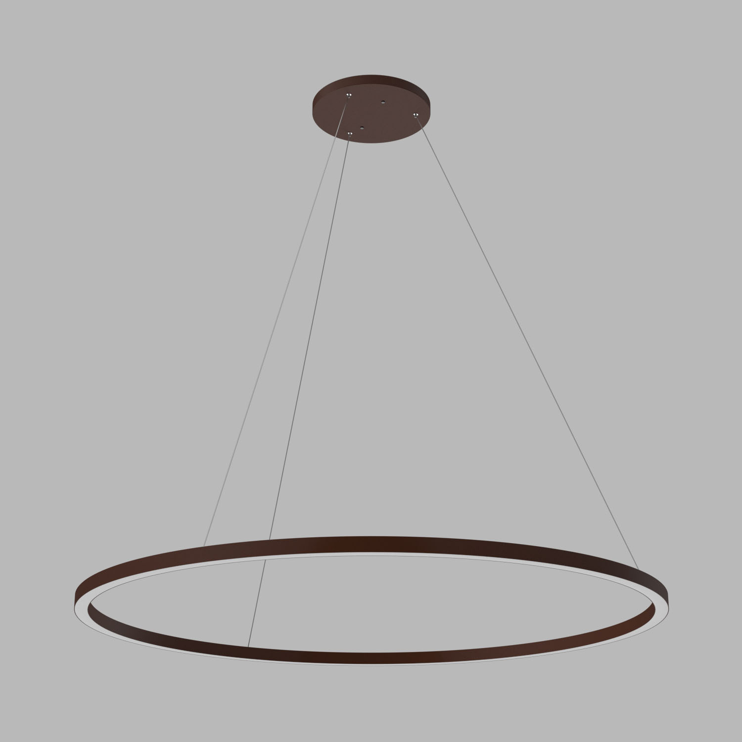 Люстра подвесная светодиодная Ledron RING-LINE-R1500-Brown