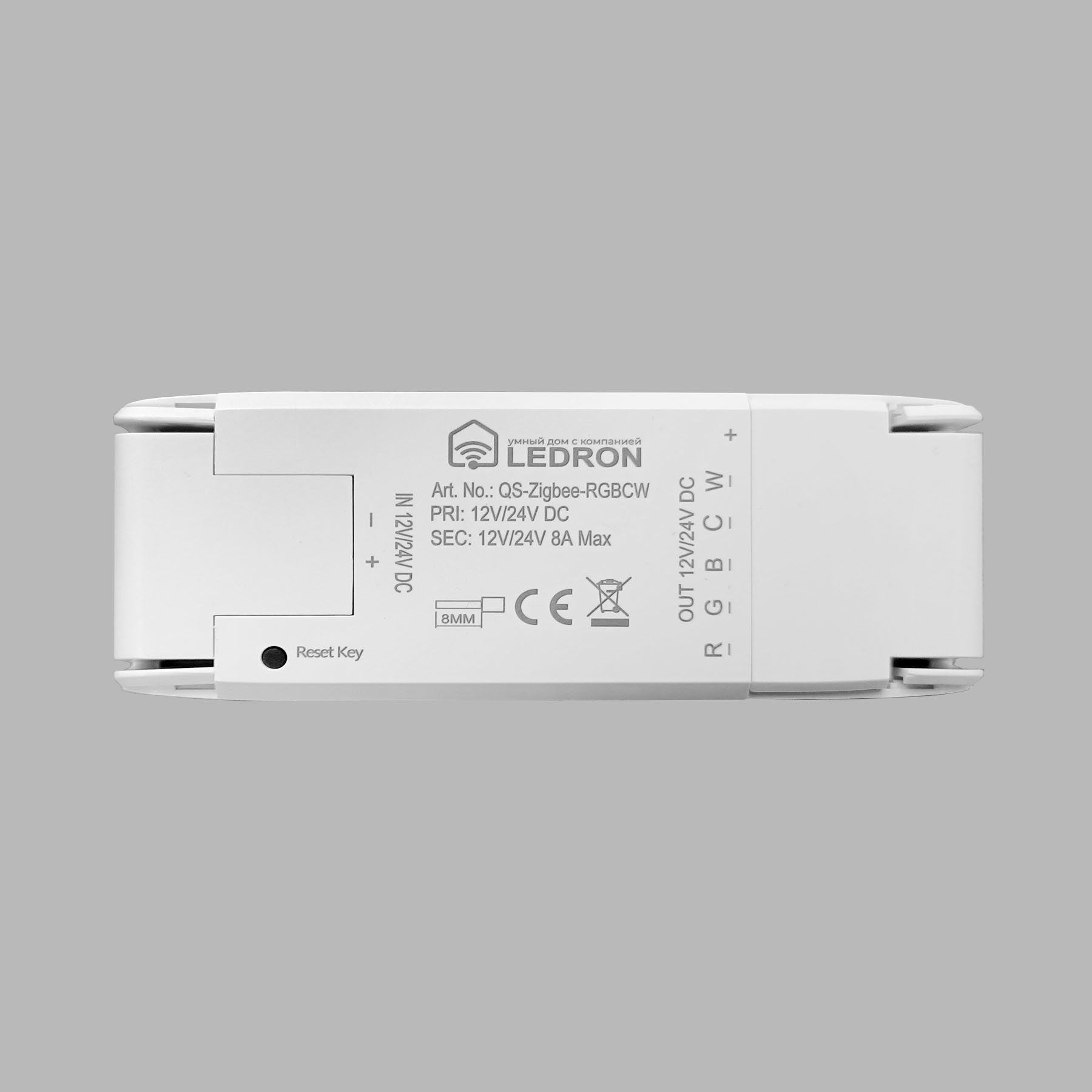 Модуль для управления светодиодной лентой Ledron QS-Zigbee-RGBCW