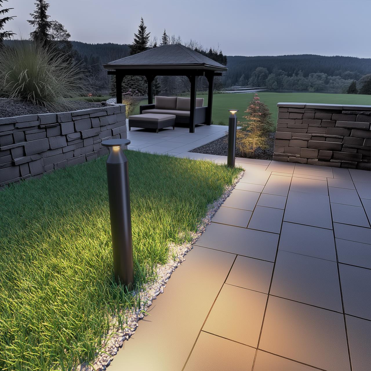 Уличный ландшафтный светодиодный светильник Odeon Light COIL 7119/12GL