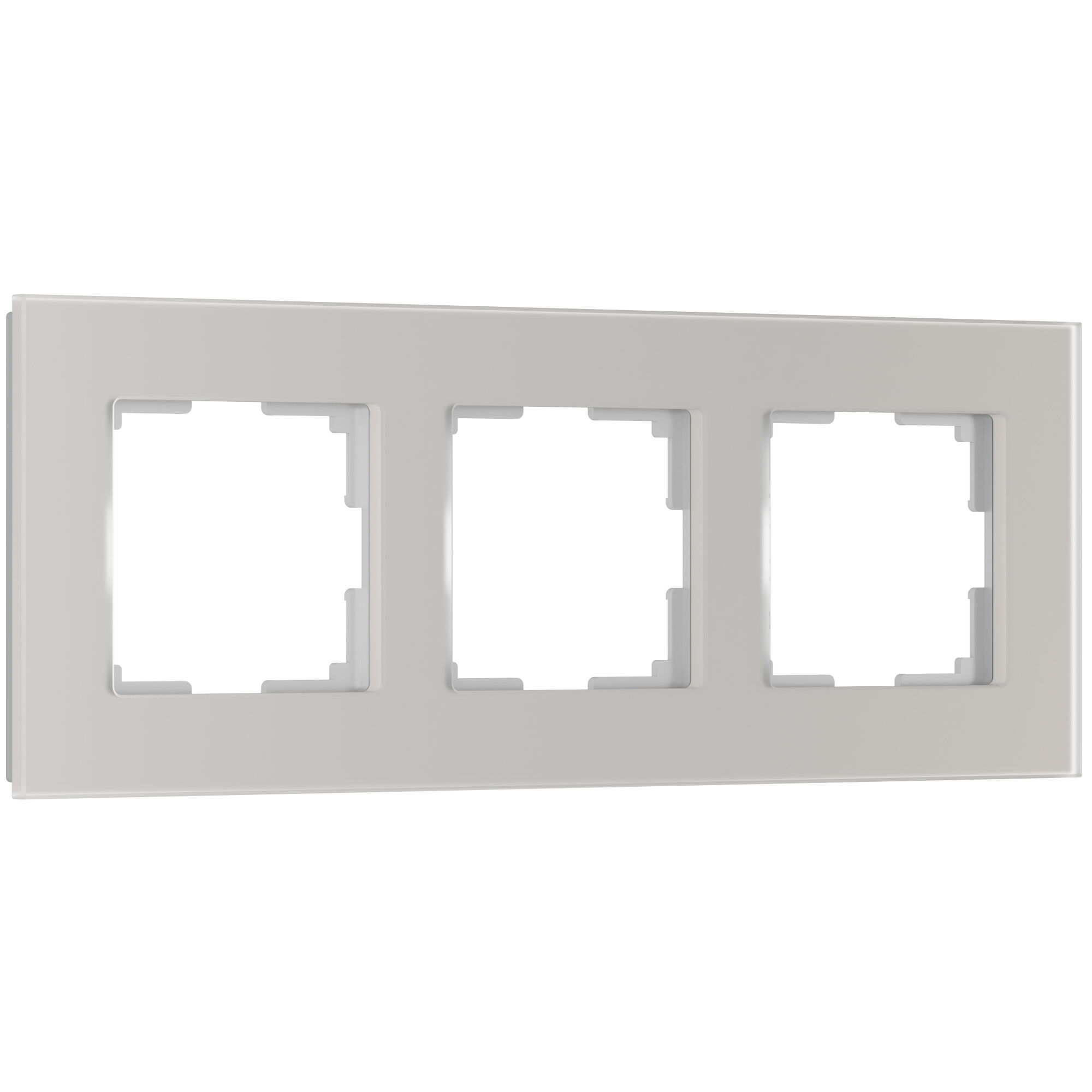 Рамка на 3 пост Werkel Senso дымчатый, стекло soft-touch W0033117 a067416