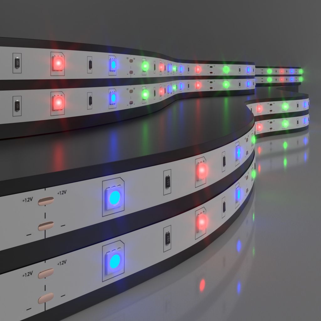 Светодиодная лента Elektrostandard 12V 30Led 7,2W IP20 RGB, 5м a027833