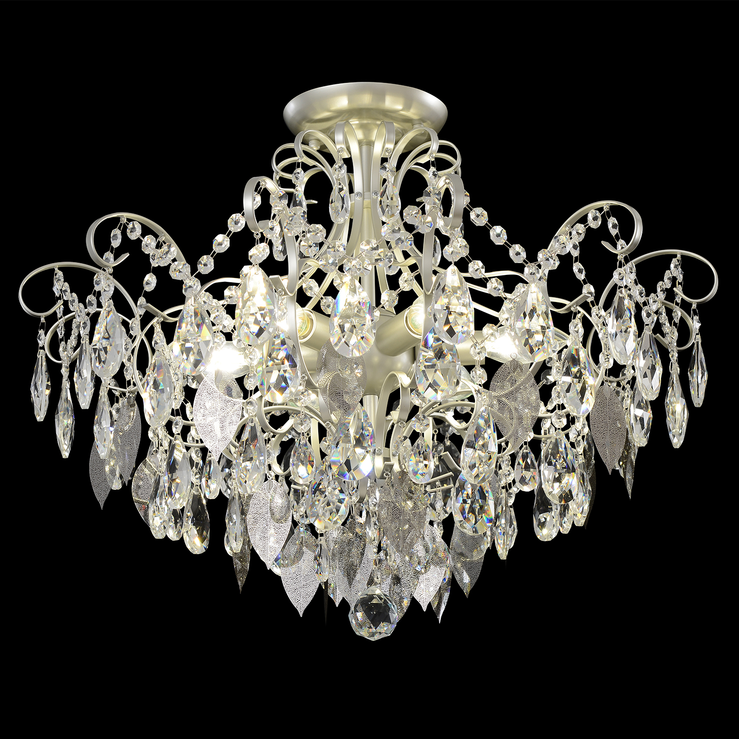 Люстра потолочная Crystal Lux ESMIRALDA PL6 SILVER