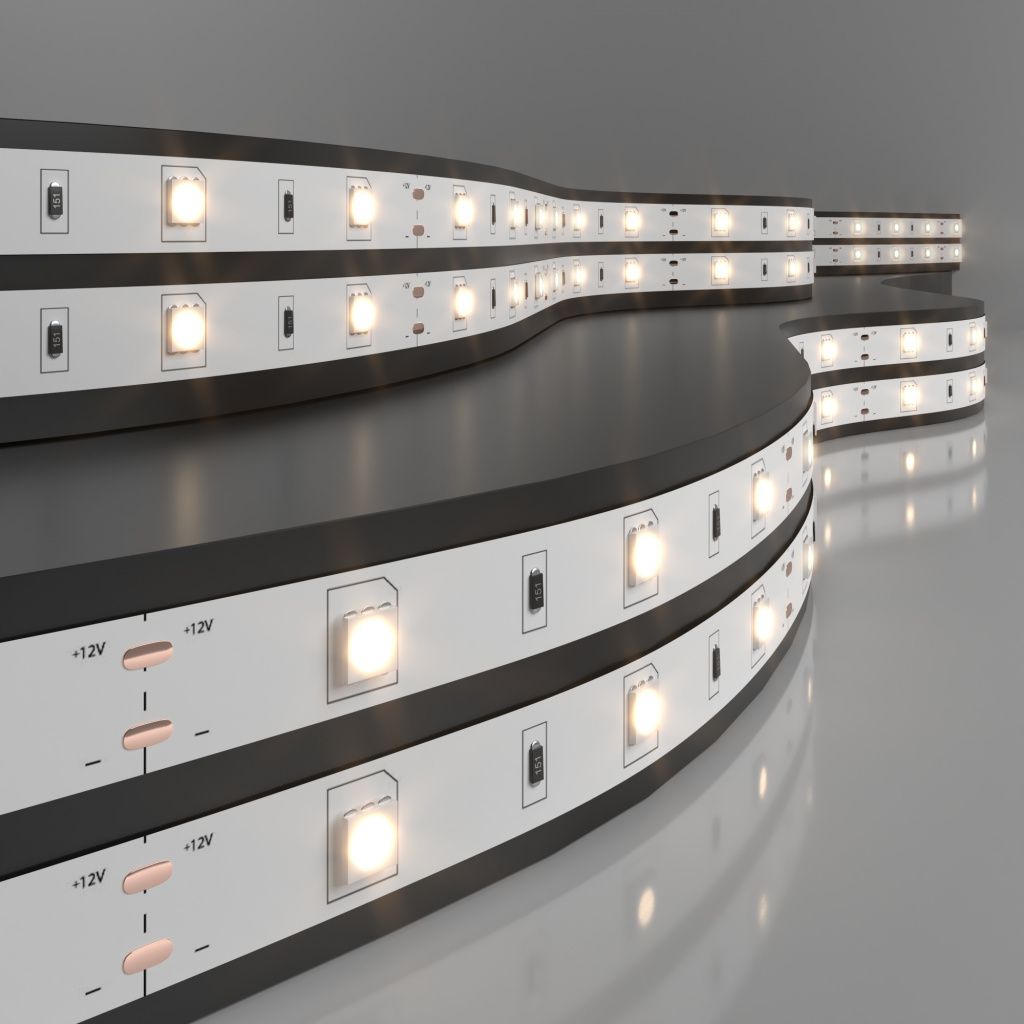 Светодиодная лента Elektrostandard 12V 30Led 7,2W IP20 теплый белый, 5м a050581