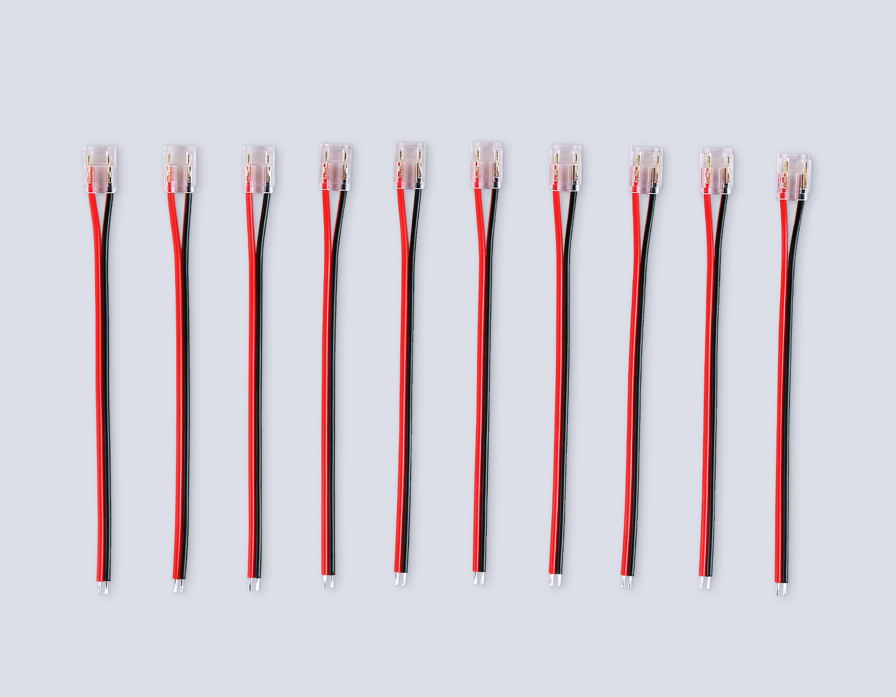 Коннектор гибкий односторонний COB 12/24V для лент 8/10mm GS7375 (2 конт.) (10шт. в комплекте) Ambrella light Illumination GS7375