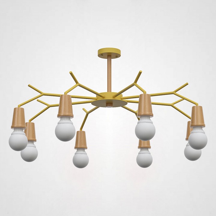 Люстра на штанге Imperiumloft LES COLOR D95 Yellow 220504-23