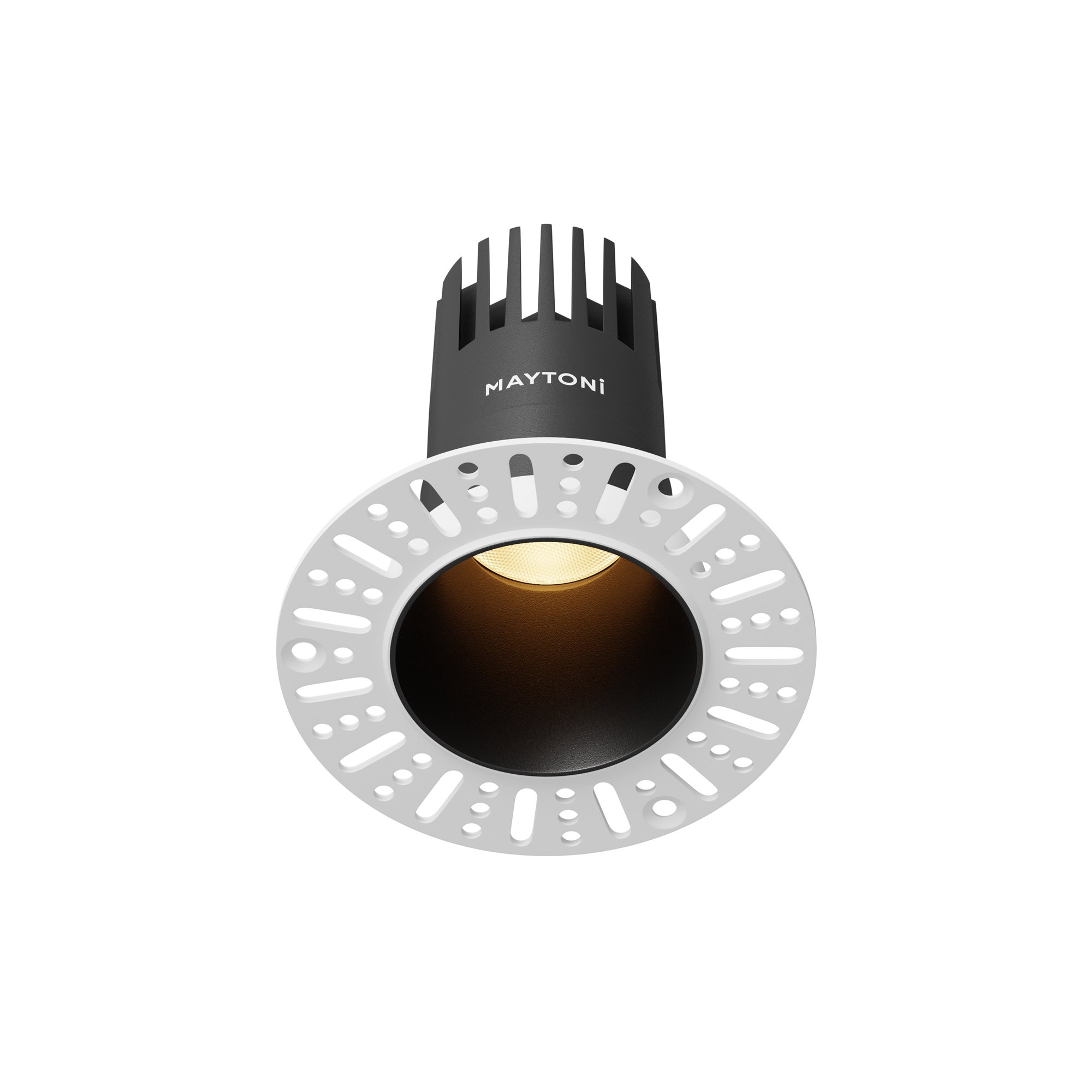 Светильник встраиваемый светодиодный Maytoni Dip DL120-10W-2.7K-TRS-B
