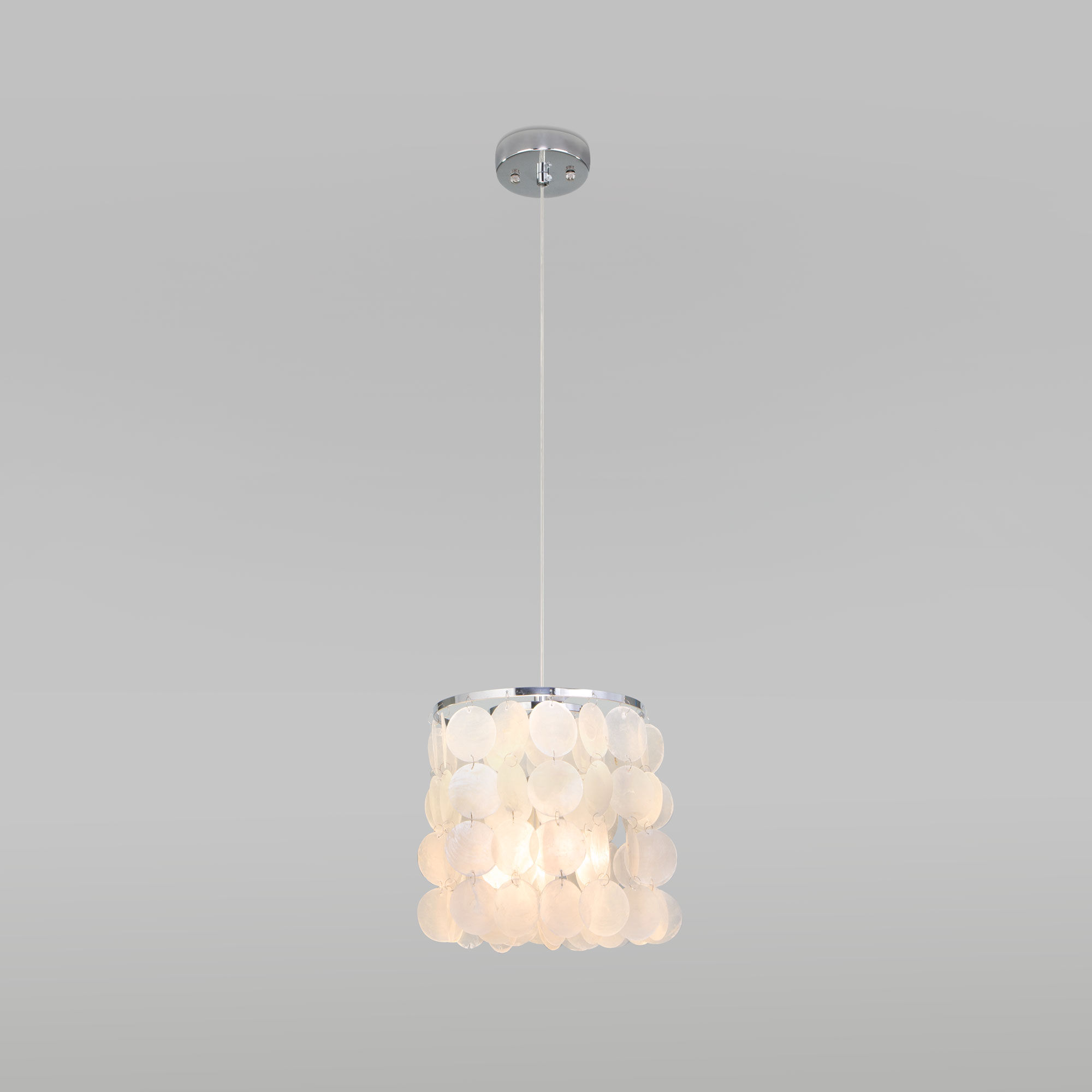 Светильник подвесной Eurosvet Sandra 60185/1 хром/перламутр a069247