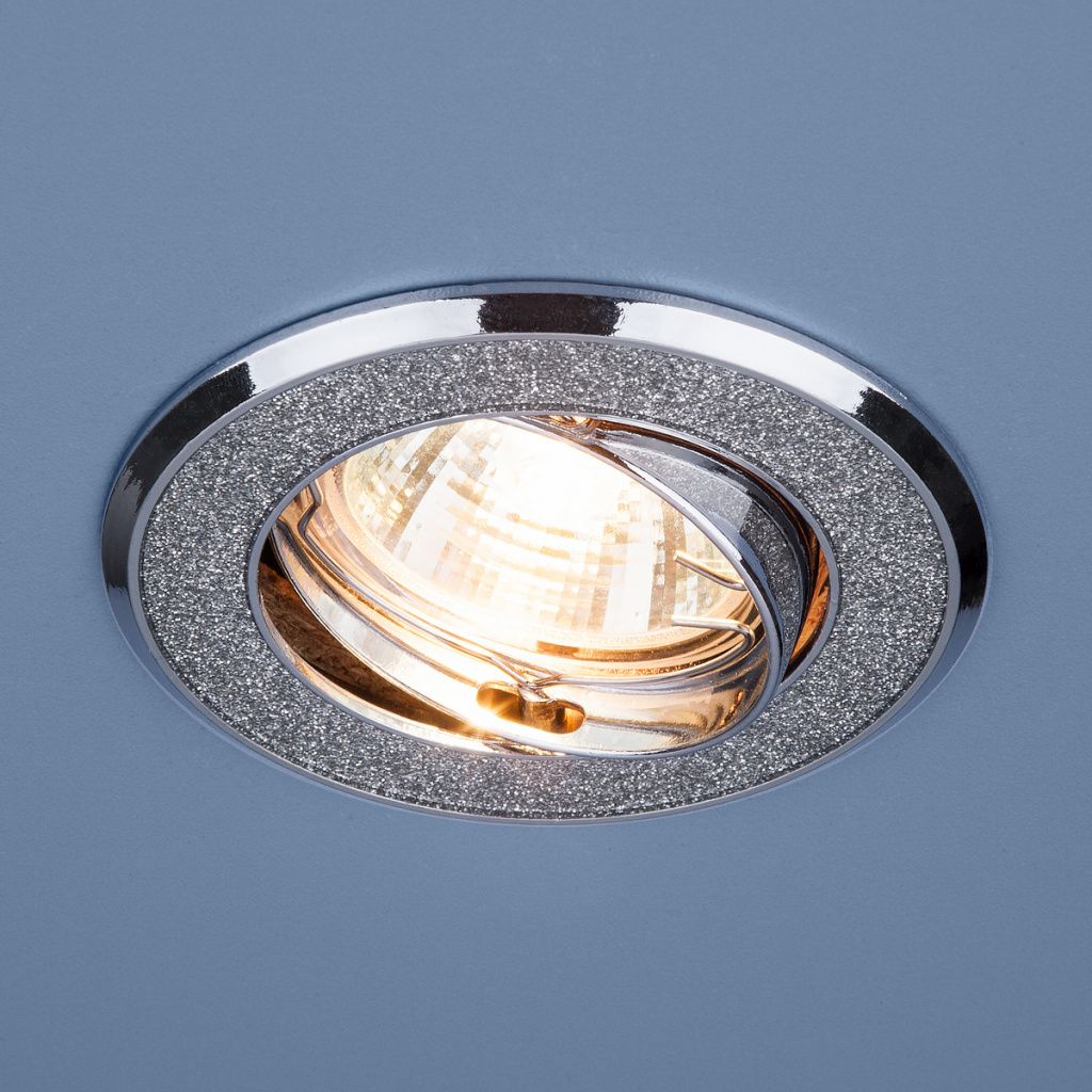 Встраиваемый светильник Elektrostandard 611 MR16 SL серебряный блеск/хром a032242