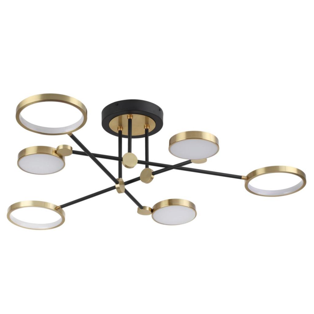 Люстра светодиодная на штанге Odeon Light Denzel 4320/60CL