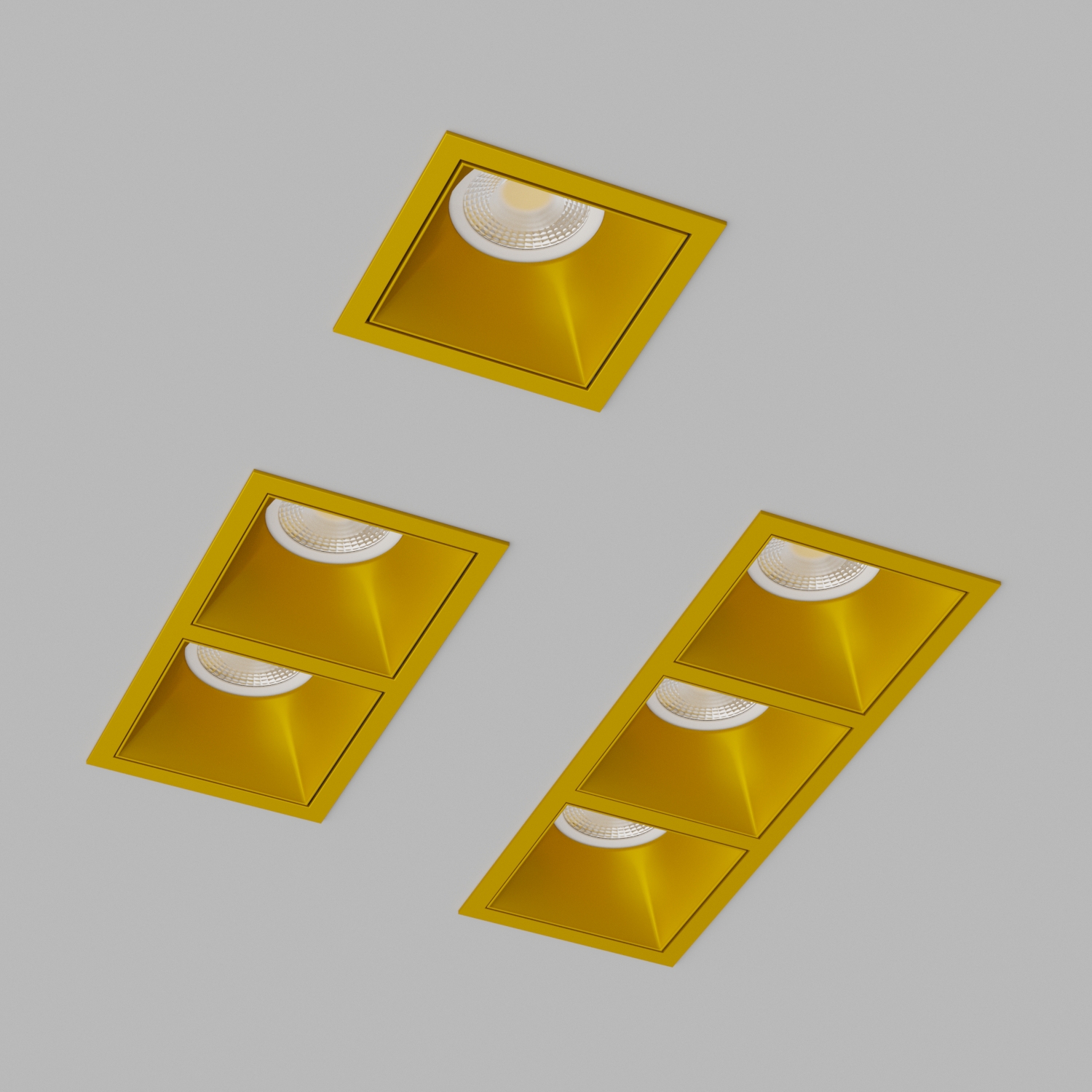 Светильник встраиваемый Ledron RISE-KIT2-Gold