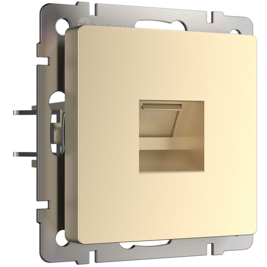Розетка Ethernet RJ-45 шампань Werkel W1181011 4690389157479 a050873