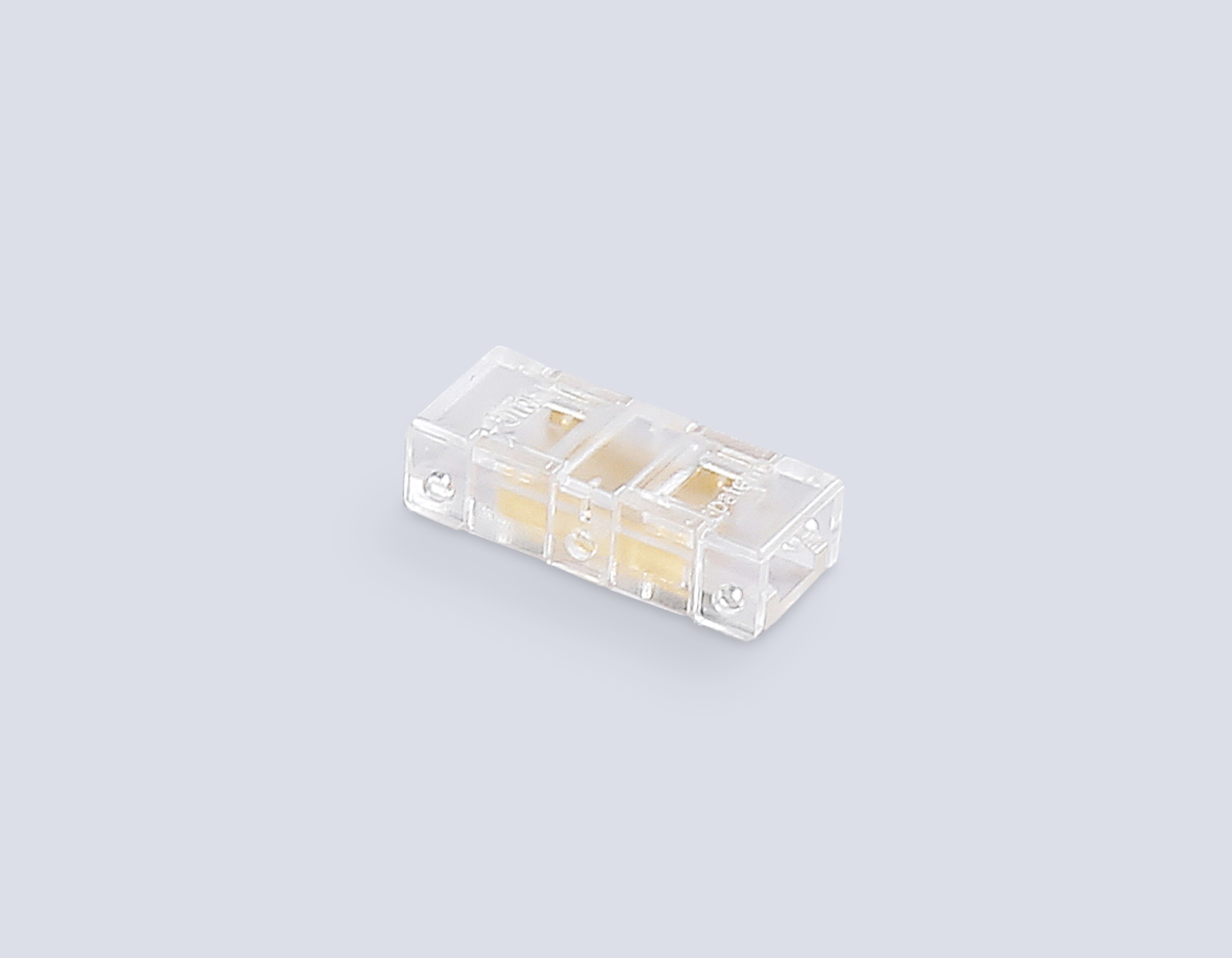 Коннектор прямой COB 12/24V для лент 5mm GS6341 (2 конт.) (10шт. в комплекте) Ambrella light Illumination GS6341