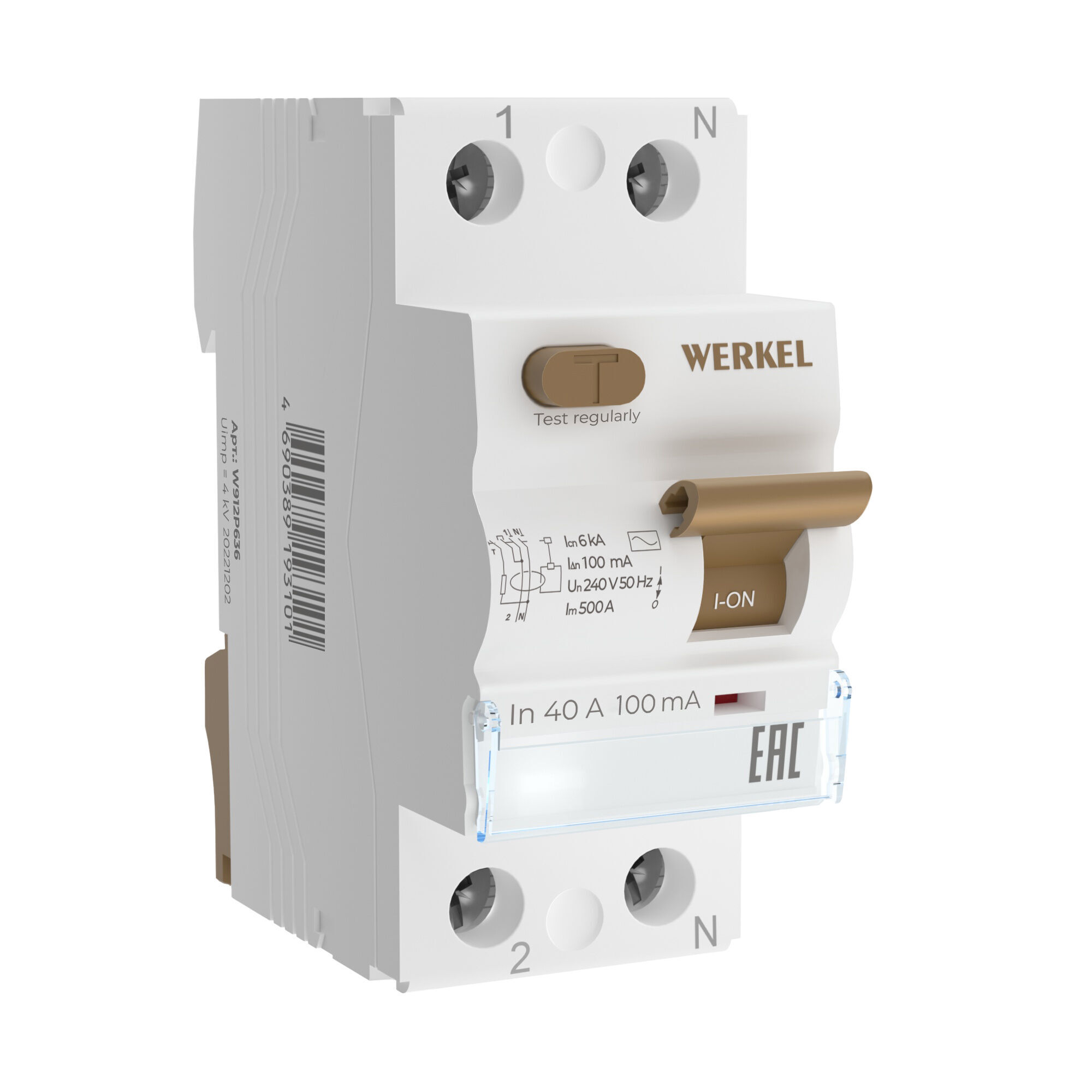 Устройство защитного отключения Werkel W812P404