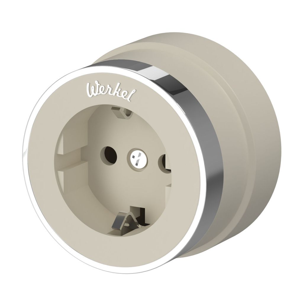 Розетка с заземлением Werkel W5871055 a055930