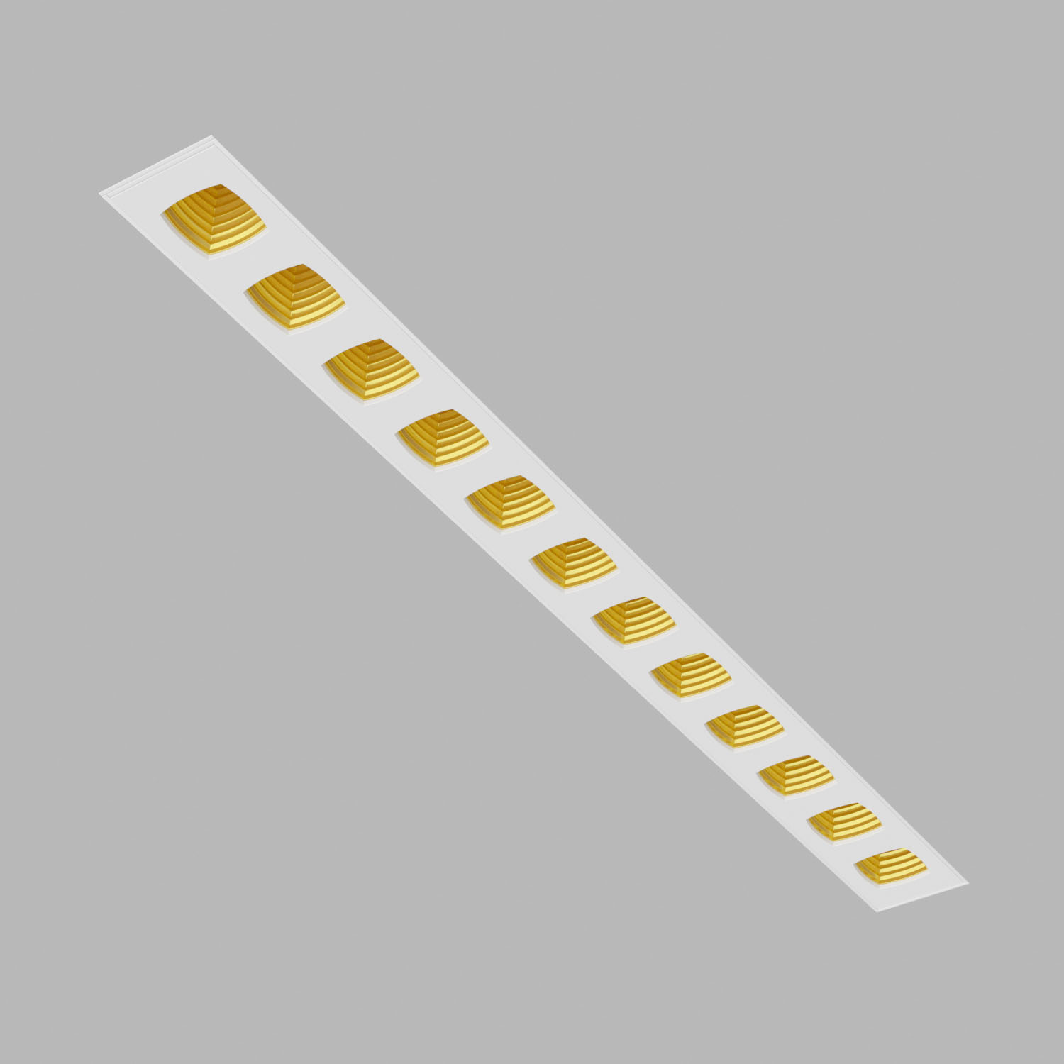 Линейный светильник светодиодный Ledron Strong-Style-White-Gold-3000K