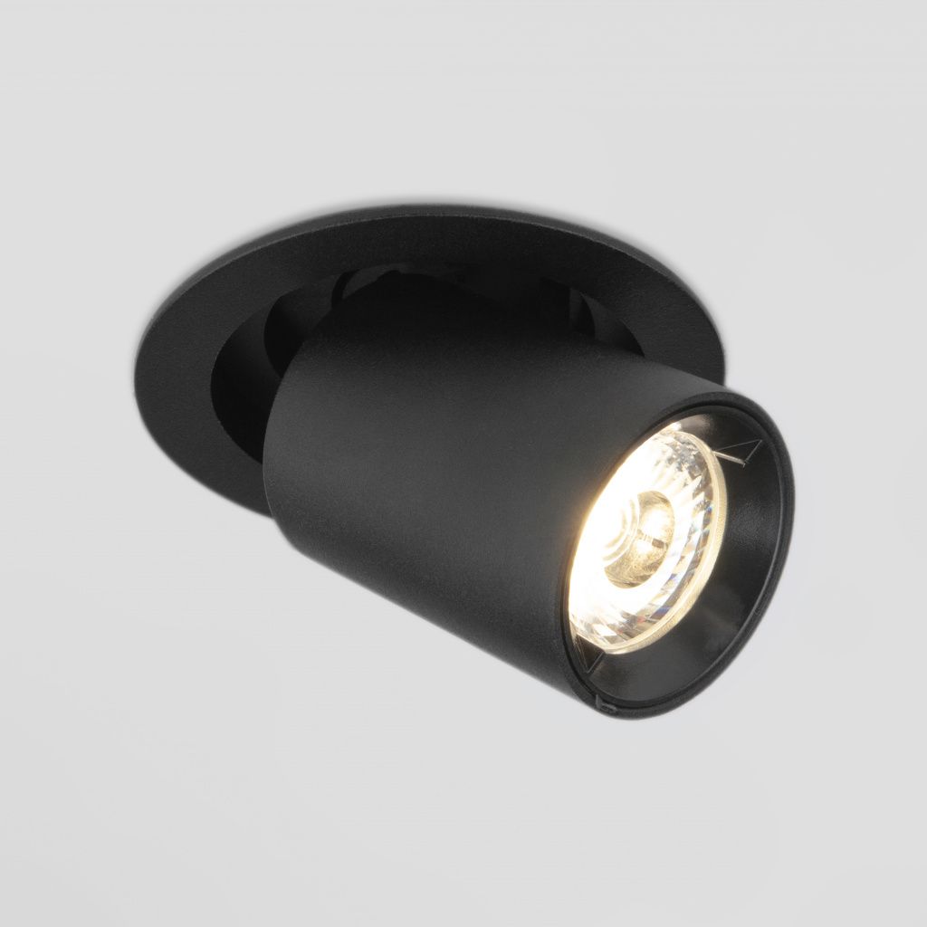 Встраиваемый светильник Elektrostandard 9917 LED 10W 4200K черный матовый a052449