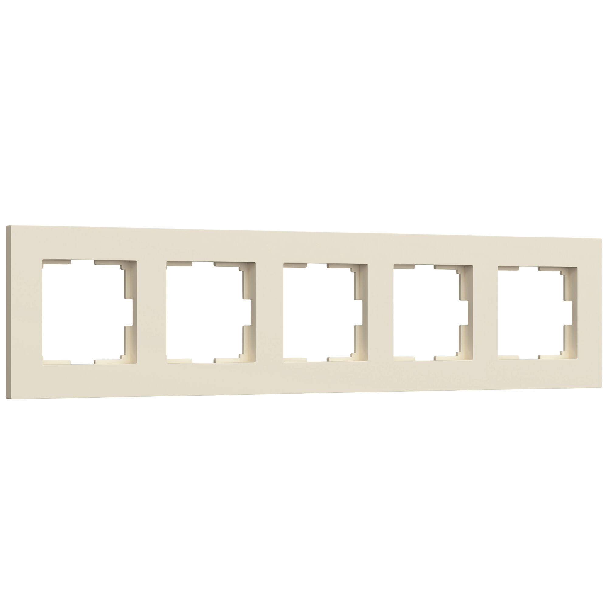 Рамка на 5 постов Werkel Slab айвори софт W0052962 a067787