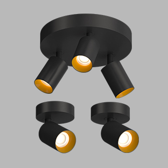 Спот светодиодный Ledron SAGITONY-R3-S60-Black-Gold