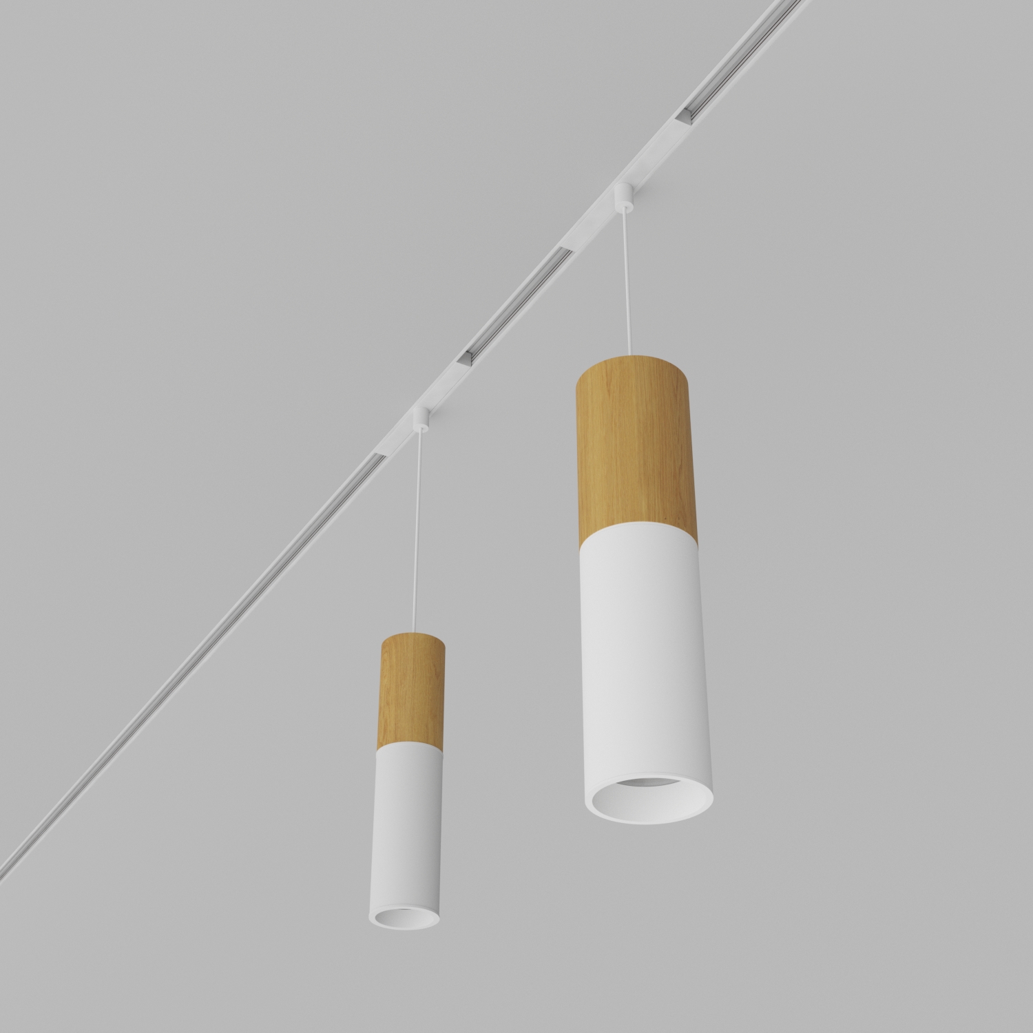 Трековый магнитный светильник светодиодный Ledron Sagi-7392-Wooden-White