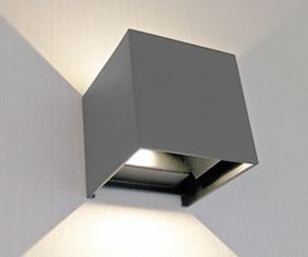 Уличный настенный светодиодный светильник Kink Light Куб 08585,16(4000K)