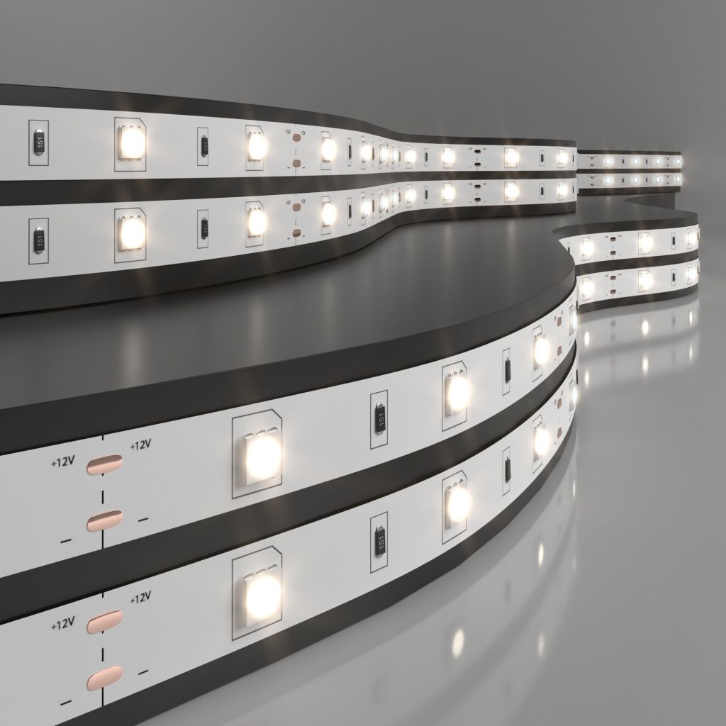Светодиодная лента Elektrostandard 12V 30Led 7,2W IP20 дневной белый, 5м a050583