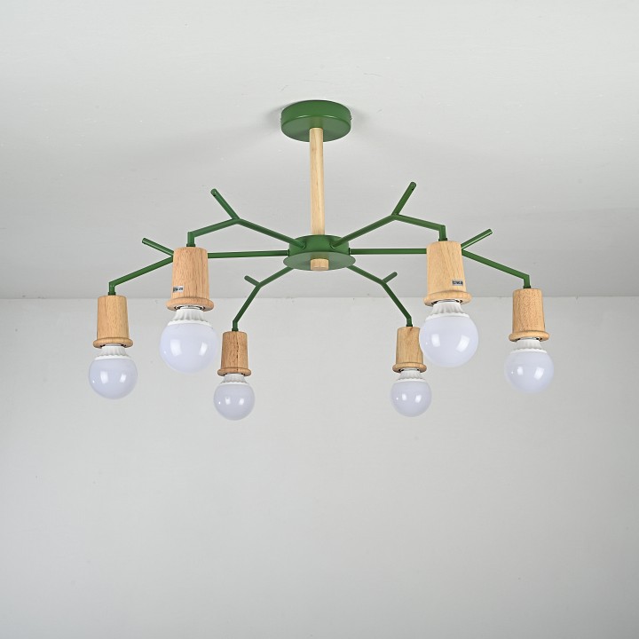 Люстра на штанге Imperiumloft LES COLOR D80 Green 220506-23