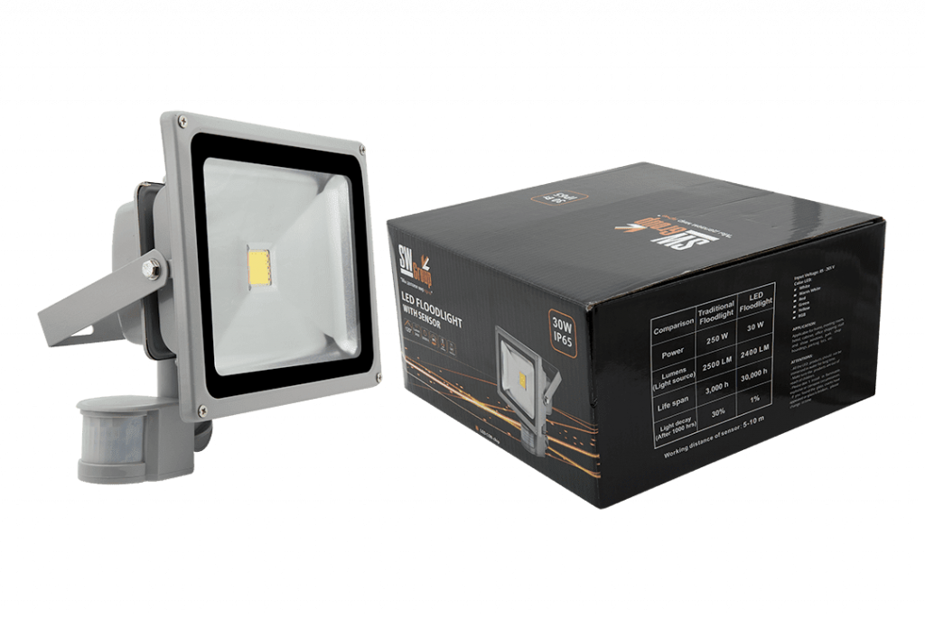 Прожектор светодиодный SWG FL-COB-30-CW-S 002278