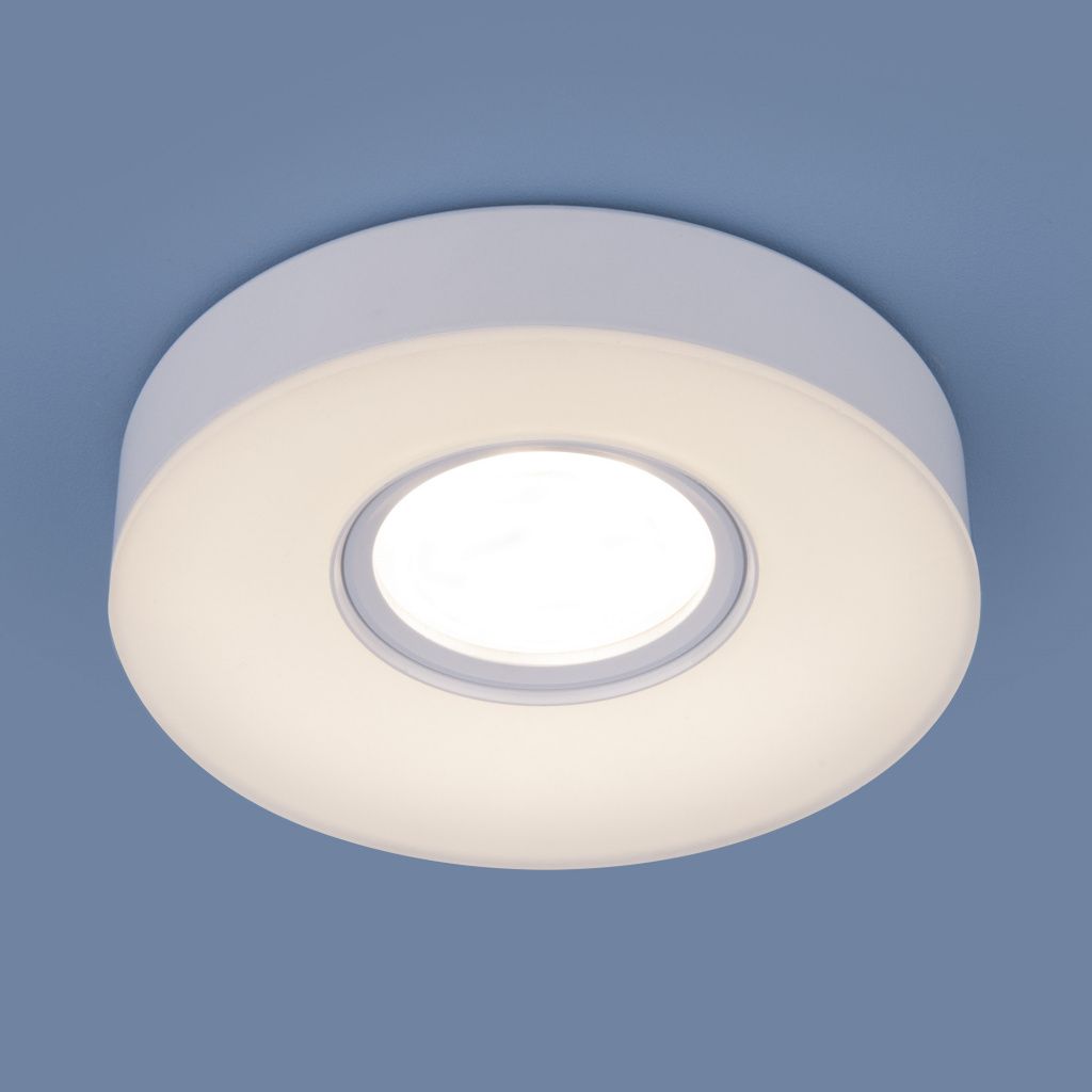 Встраиваемый светильник с LED подсветкой Elektrostandard 2240 MR16 WH белый a045481