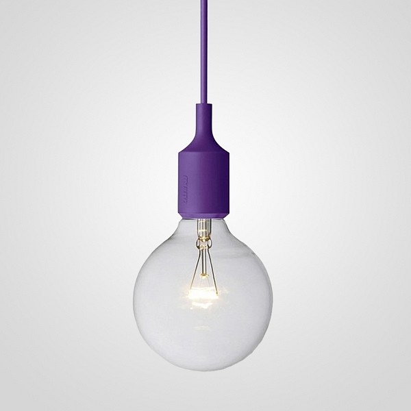 Светильник подвесной Imperiumloft Muuto E27 Violet 40.036 186767-22