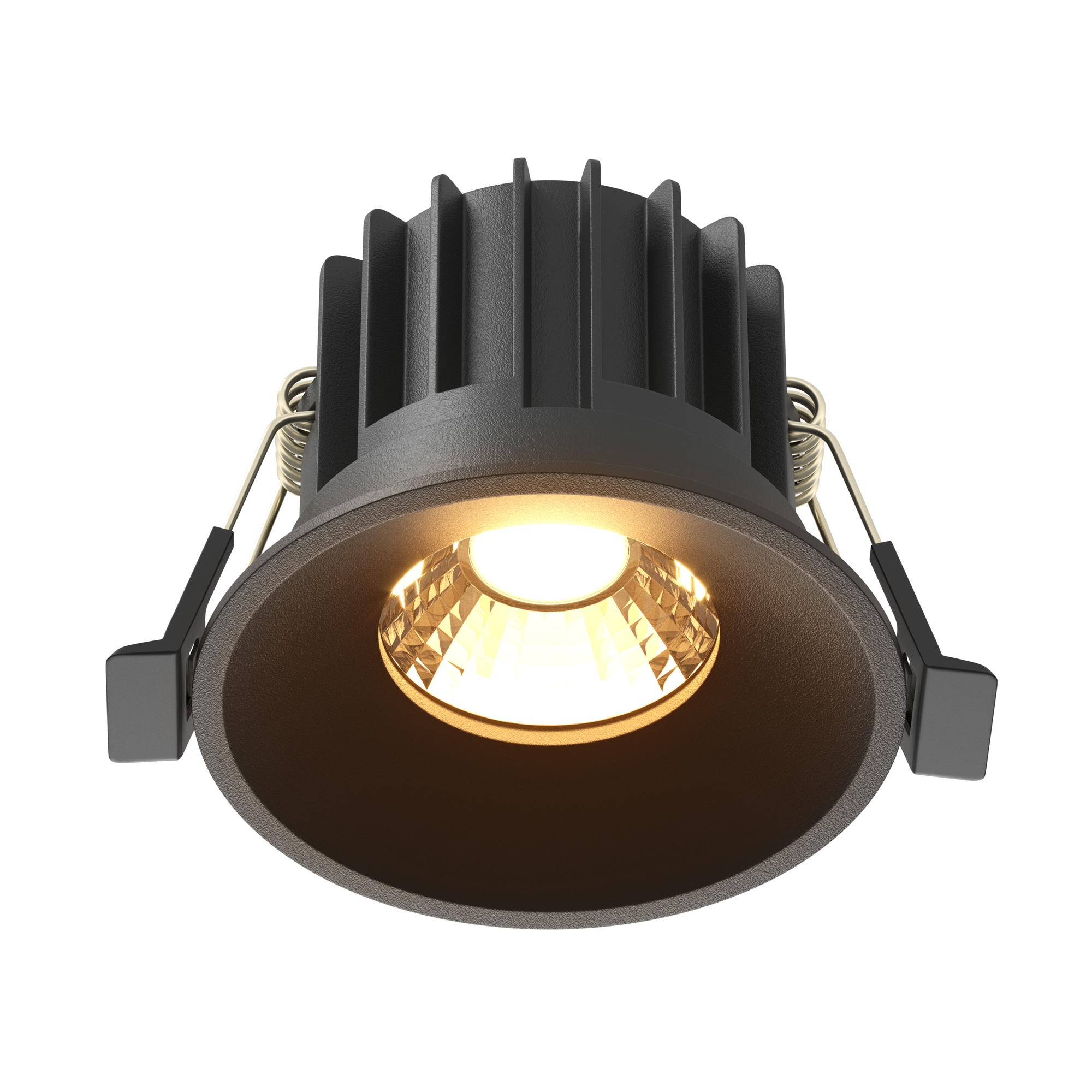 Сетильник встраиваемый светодиодный Maytoni Round DL058-12W2.7K-B