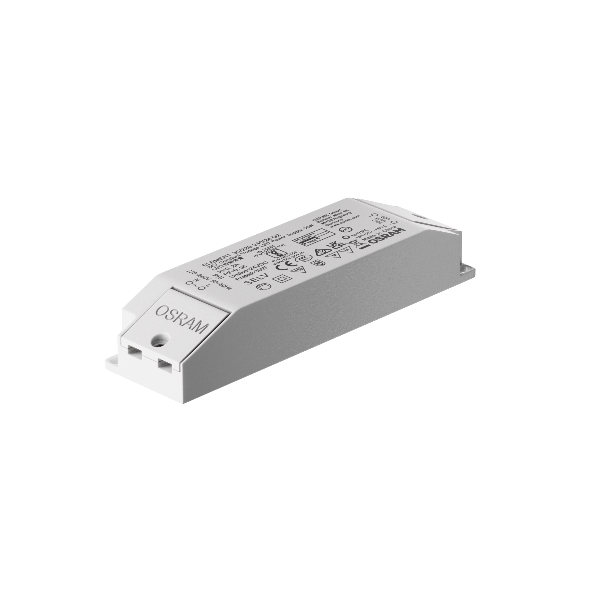 Блок питания для магнитных систем 30Вт, 24V, IP20 Maytoni Flarity 30-220-240-24-G2