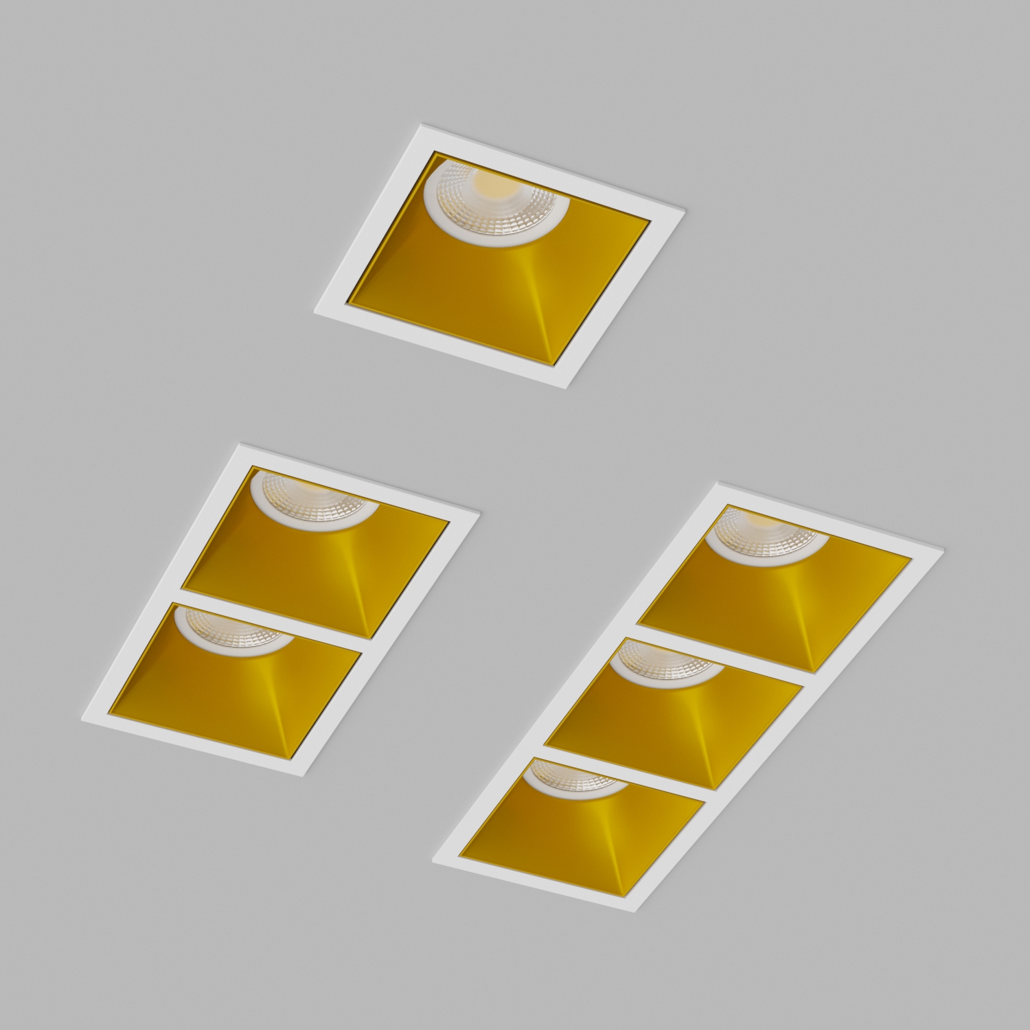 Светильник встраиваемый Ledron RISE-KIT2-White-Gold